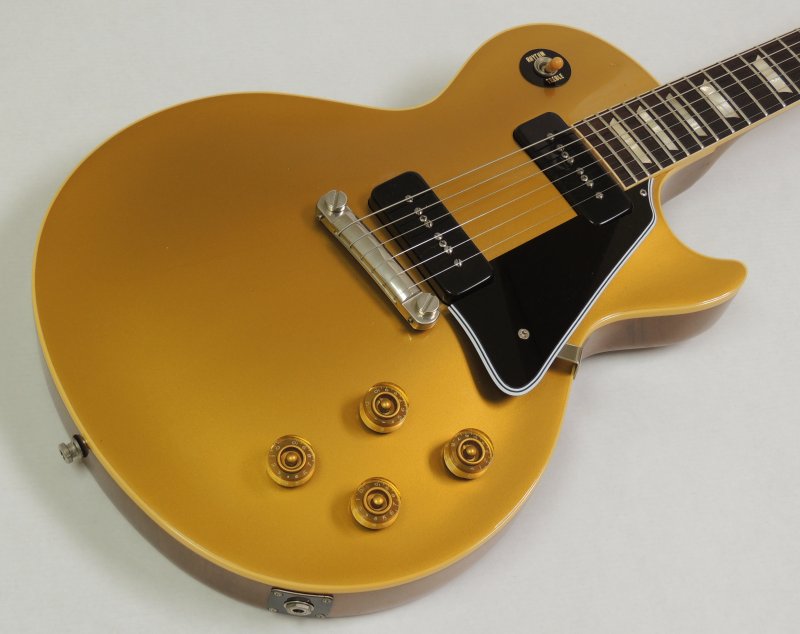 Gold top P90 Les Paul with Black Plastic The Gear Page
